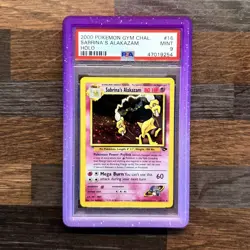Pokemon 2000 Gym Challenge Sabrina's Alakazam 16/132 Holo Rare PSA 9 - Image 1