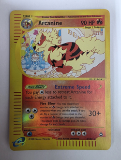 Pokemon TCG Arcanine 2/147 Aquapolis Reverse Holo Rare WOTC 2003 Vintage - Image 1