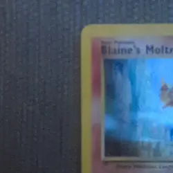 Pokemon TCG Blaine's Moltres 1/132 Gym Challenge Holo Rare 2000 English - Image 3