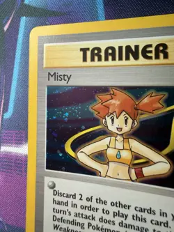 Pokemon TCG Misty Trainer Card Gym Heroes 18/132 Holo Rare LP/NM - Image 2