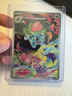 Pokemon TCG Ivysaur 134/132 Me01: Mega Evolution Illustration Rare Holo Eng - Image 1
