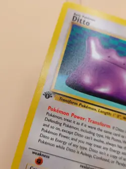 Ditto 1st Edition Fossil 18/62 Non-Holo Rare Pokemon Card - WOTC 1999 - Image 2