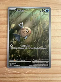 Feebas 198/191 Illustration Rare Surging Sparks Pokemon TCG - Image 1