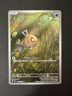 Pokemon Feebas TCG Card 198/191 Surging Sparks Illustration Rare NM Condition - Image 1