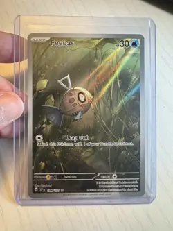 Pokemon TCG Feebas 198/191 Sv08 Surging Sparks Illustration Rare Holo Eng - Image 1