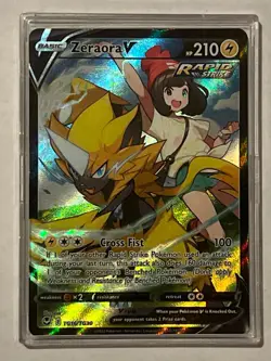 Lot of 2 Pokemon Silver Tempest Zeraora V TG16/TG30 Trainer Gallery Holo Cards - Image 2
