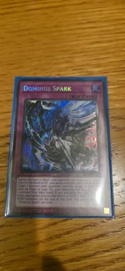 DOMINUS SPARK 1ST EDITION SECRET RARE BLZD-EN077 YUGIOH! TRAP CARD - Image 1