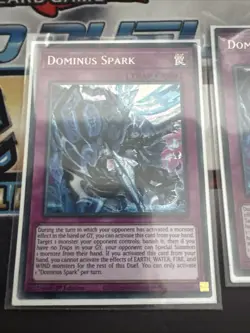 BLZD-EN077 Dominus Spark : Secret Rare 1st Edition Mint YuGiOh Playset - Image 2