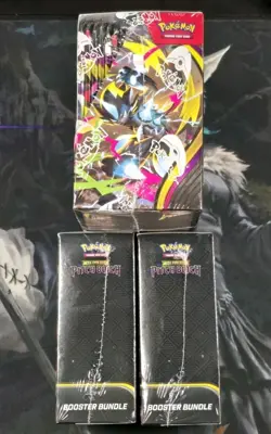Pokemon Pitch Black Booster Box And 2 Booster Bundles Brand New Sealed - Image 5