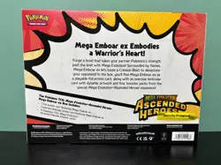 Pokemon Ascended Heroes Mega Emboar Ex Box New and Factory Sealed - Image 3