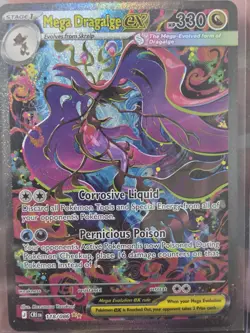 Mega Dragalge EX 118/086 XY Ultra Rare Holo Pokemon TCG Card English 200HP - Image 2