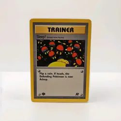 Pokemon TCG - 1st Edition Sleep Trainer 79/82 - English Team Rocket - NEAR MINT - Image 1
