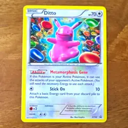 The Pokemon Company Ditto Holo Promo XY XY40 70 HP Basic Pokemon TCG English - Image 1