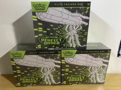 Lot Of 3 Pokemon TCG Perfect Order Elite Trainer Box Etbs New Sealed - Image 1