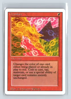 CHAOSLACE - MTG Magic the Gathering Card - Revised - Rare - Image 1
