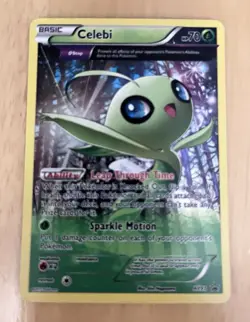 Celebi XY Promo XY93 Holo Basic Psychic HP 70 English Pokemon TCG Shin Nagasawa - Image 1