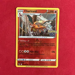 Pokemon TCG Charizard 010/078 Holo Rare Pokemon GO English 170HP - Image 1