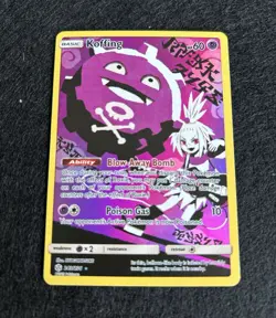Pokemon TCG Koffing 243/236 Cosmic Eclipse Secret Rare Holo English 2019 60 HP - Image 1