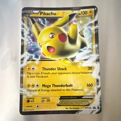 Pikachu EX XY174 XY Promo Holo Pokemon TCG Card 130 HP English - Image 1