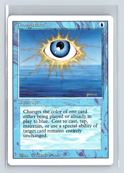 THOUGHTLACE - MTG Magic the Gathering Card - Revised - Rare - Image 1