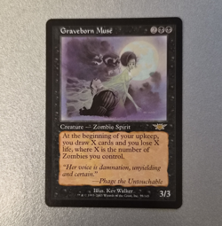 Wizards of the Coast MTG Graveborn Muse - Creature Legions Black Regular 2003 - Image 1