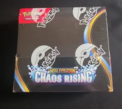 Pokemon TCG Mega Evolution Chaos Rising Booster Box - Factory Sealed - Image 1