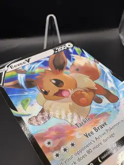 Eevee V 108/159 Ultra Rare SWSH: Crown Zenith Pokemon Holofoil Near Mint - Image 3
