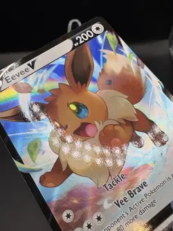 Eevee V 108/159 Ultra Rare SWSH: Crown Zenith Pokemon Holofoil Near Mint - Image 4