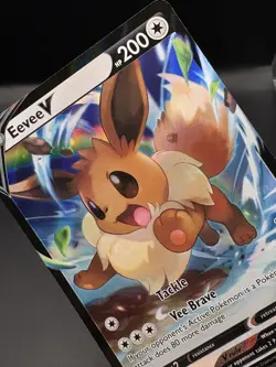 Eevee V 108/159 Ultra Rare SWSH: Crown Zenith Pokemon Holofoil Near Mint - Image 5