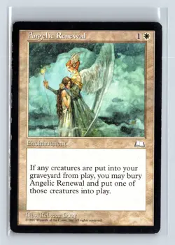 ANGELIC RENEWAL - MTG Magic the Gathering Card - Weatherlight - Common - Image 1