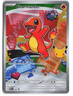 Charmander 038 Holo Promo ME: Mega Evolution Promo Pokemon Holo NM - Image 1