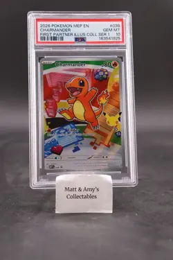 Pokemon Charmander 038 Me: Mega Evolution Promo Holo First Partners - Image 1