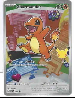 Charmander 038 Holo Promo ME: Mega Evolution Promo Pokemon Near Mint - Image 1