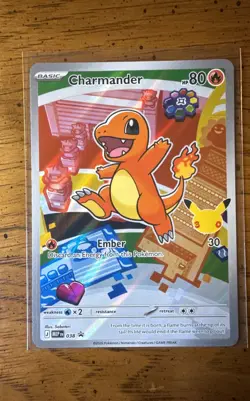 Charmander 038 Me: Mega Evolution Promo Holo 30th anniversary!!! - Image 1