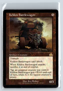 (3X) Keldon Battlewagon Prophecy Rare - MTG Magic the Gathering Card - Image 1