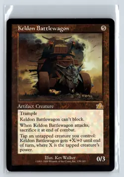 (3X) Keldon Battlewagon Prophecy Rare - MTG Magic the Gathering Card - Image 3