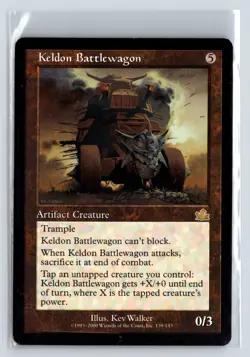 (3X) Keldon Battlewagon Prophecy Rare - MTG Magic the Gathering Card - Image 5
