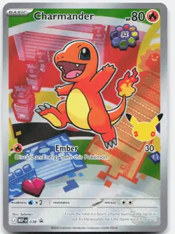 Charmander 038 Near Mint ME: Mega Evolution Promo Holo Promo Holo Pokemon - Image 1