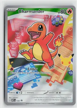 Charmander Holo Promo ME: Mega Evolution Promo 038 NM - Image 1
