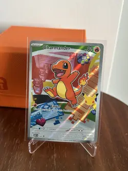 Charmander 038 Mega Evolution Promo First Partner Illustration Pokemon TCG Card - Image 1