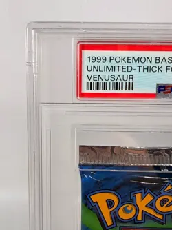 Pokemon 1999 WOTC Thick Font Base Set Venusaur Sealed Booster Pack GEM MT PSA 10 - Image 2