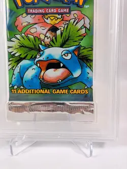 Pokemon 1999 WOTC Thick Font Base Set Venusaur Sealed Booster Pack GEM MT PSA 10 - Image 5