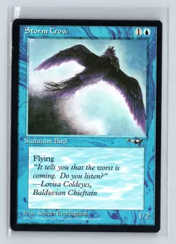 STORM CROW - MTG Magic the Gathering Card - Alliances - Common - Image 1