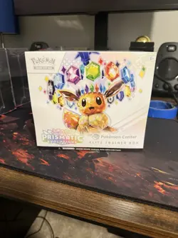 Pokemon TCG Prismatic Evolutions Pokemon Center Elite Trainer Box Etb New Sealed - Image 1