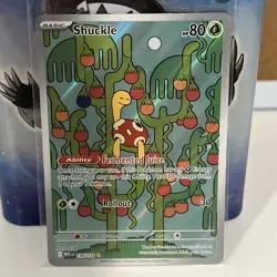 Pokemon Shuckle Illustration Rare ME01: Mega Evolution 136/132 NM - Image 1