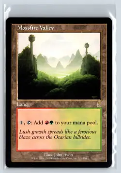 MTG Magic the Gathering Card - Mossfire Valley - Odyssey - Rare - Image 1