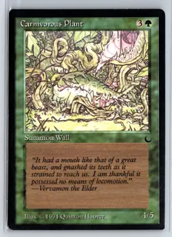 (2X) Carnivorous Plant The Dark Common - MTG Magic the Gathering Card - Image 3
