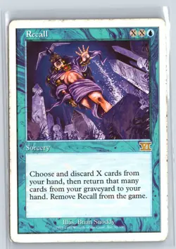 Recall Sixth Edition Rare - MTG Magic the Gathering Card - Image 1