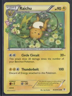 Raichu RC9/RC32 Common Generations Pokemon Lightly Played - Image 1