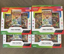 Lot of 4 - Pokemon Trading Cards First Partner Illustration Collection Series 1 - Image 1